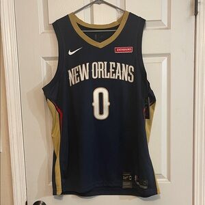Nike New Orleans Pelicans DeMarcus Cousins #0 navy blue NBA Swingman Jersey